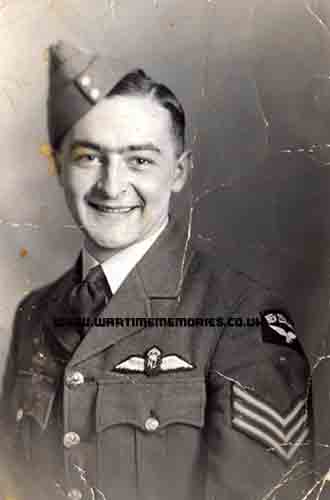 NZ413369 Sergeant Pilot George Barclay on graduation in Canada 27th of March 1942